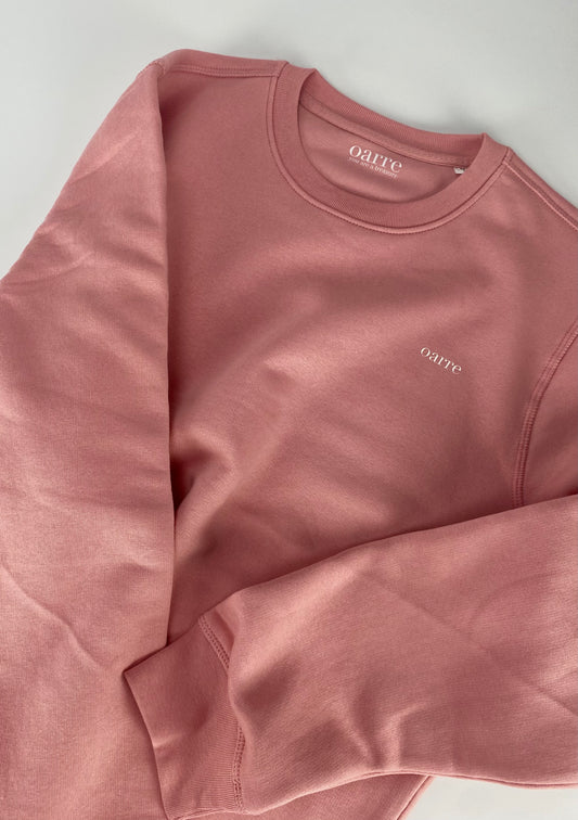 oarre - Sustainable Unisex Crewneck Sweatshirt Canyon Pink