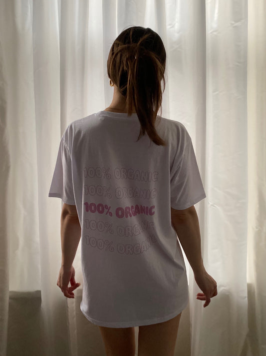 100% Organic - Sustainable Unisex T-shirt White
