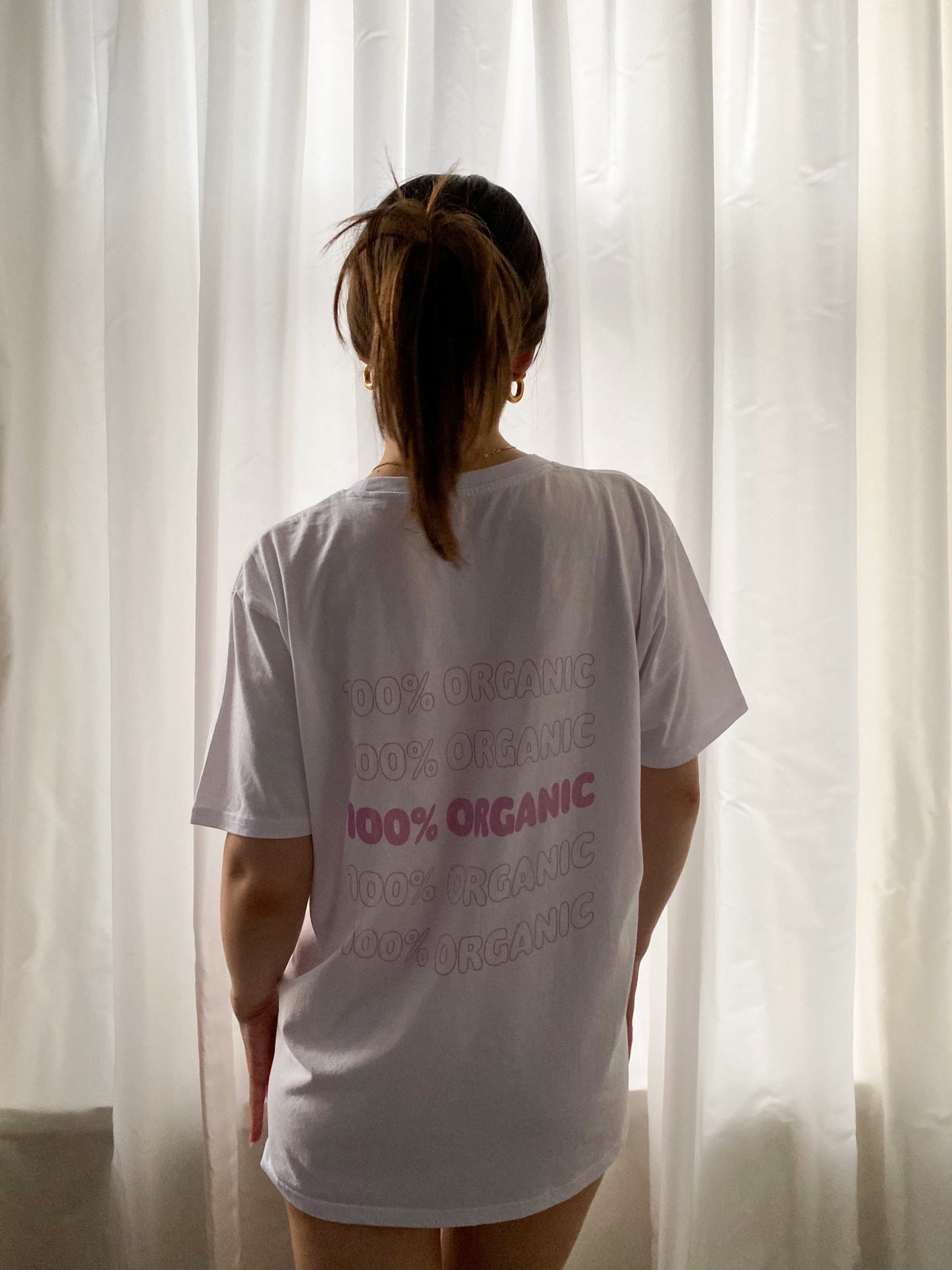 100% Organic - Sustainable Unisex T-shirt White