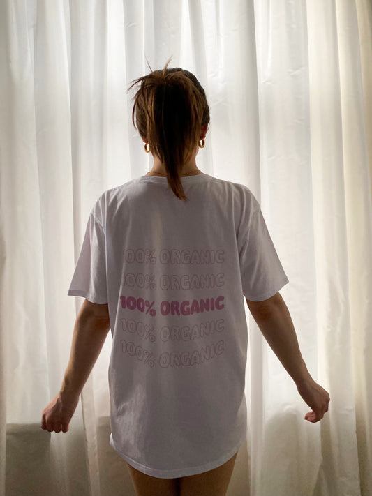 100% Organic - Sustainable Unisex T-shirt White