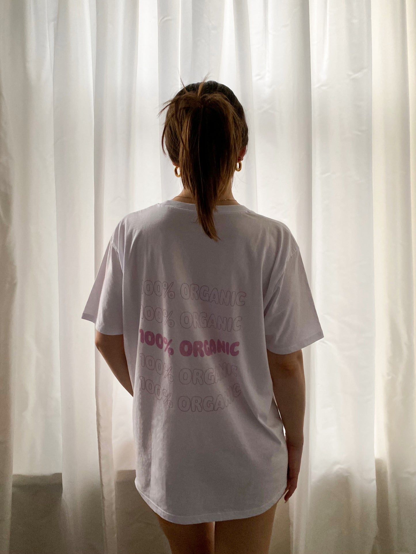 100% Organic - Sustainable Unisex T-shirt White