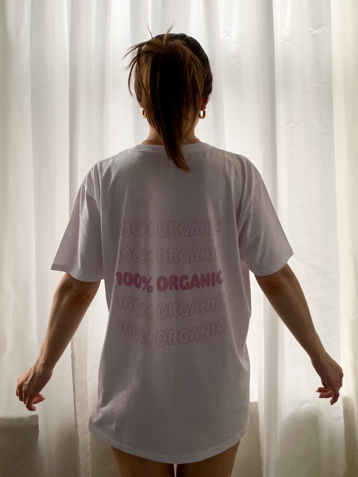100% Organic - Sustainable Unisex T-shirt White