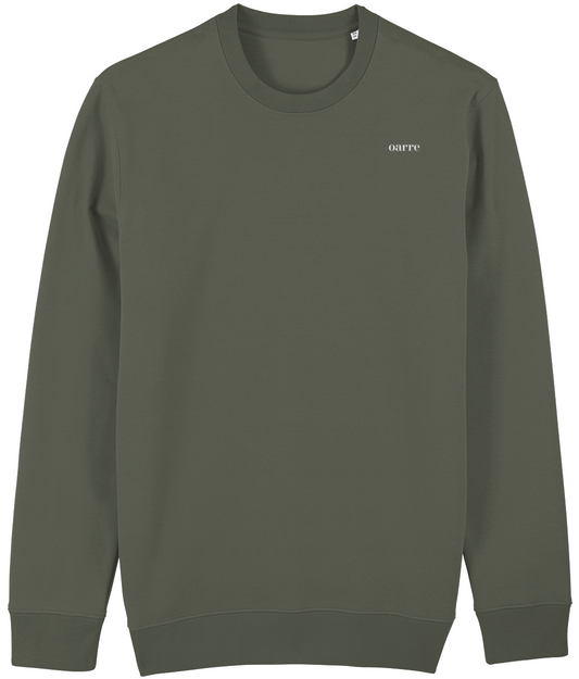 oarre - Sustainable Unisex Crewneck Sweatshirt Khaki