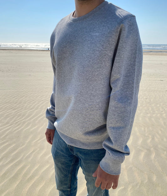 oarre - Sustainable Unisex Crewneck Sweatshirt Heather Grey