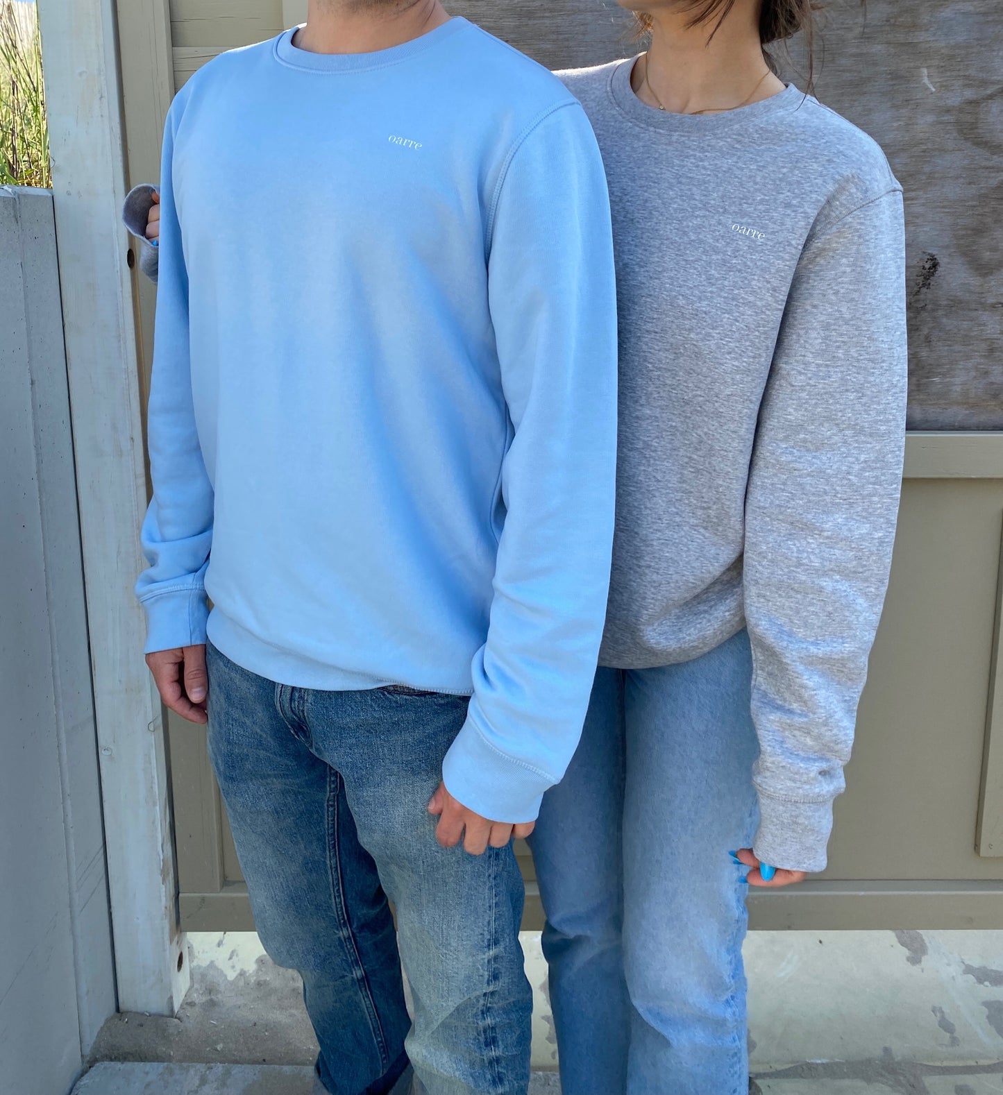 oarre - Sustainable Unisex Crewneck Sweatshirt Sky Blue