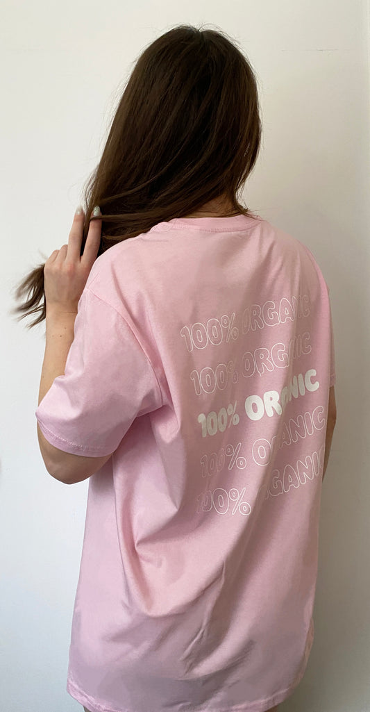 100% Organic - Sustainable Unisex T-shirt Cotton Pink