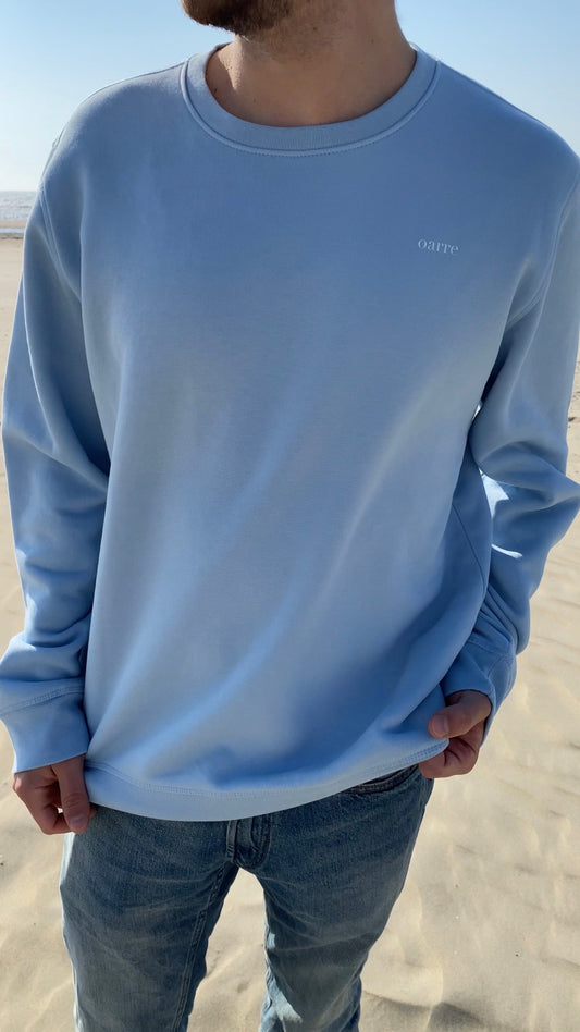 oarre - Sustainable Unisex Crewneck Sweatshirt Sky Blue