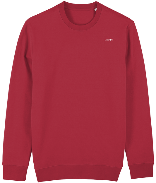 oarre - Sustainable Unisex Crewneck Sweatshirt Red