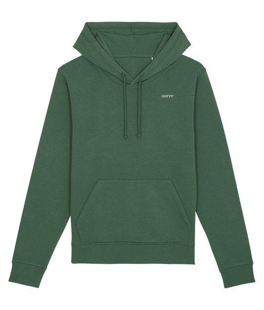 oarre - Sustainable Unisex Pullover Hoodie Bottle Green